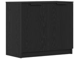 Sideboard Black Oak 60 x 30 x 70 cm Engineered Wood 862086