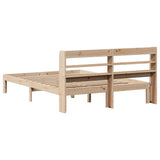 Bed Frame with Headboard without Mattress 120x200 cm 3306786