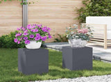 Plant Stand 2 pcs Anthracite 24 x 24 x 35 cm Steel 865808
