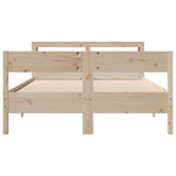 Bed Frame without Mattress 140x200 cm Solid Wood Pine 3306186