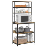 Kitchen Shelf Artisan Oak 80 x 40 x 168 cm Engineered Wood 883891
