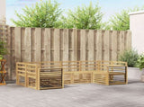 Outdoor Sofa Set 6 pcs White 245 x 128.5 x 73 cm 3392404
