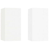TV Cabinets 2 pcs White 30.5x30x60 cm Engineered Wood 803327
