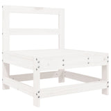 6 Piece Garden Sofa Set White Solid Wood Pine 3250729