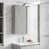 Bathroom Mirror Cabinet Grey Sonoma 50 x 14.5 x 70 cm 889052
