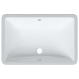 Bathroom Sink White 60x40x21 cm Rectangular Ceramic 153728