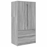 Bathroom Cabinet Grey Sonoma 79.5 x 49 x 156 cm Engineered Wood 3406251