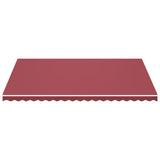 Awning Replacement Fabric Burgundy Red 5x3.5 m Polyester 311972
