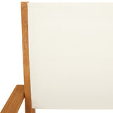 Bistro Set Cream White Solid acacia wood Compact Foldable 3281856
