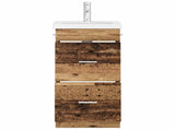 Bathroom Vanity with Sink Old Wood 42 x 40 x 84.5 cm 890702