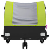 Bike Trailer Black and Green 30 kg Iron 94144