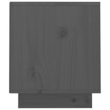 TV Cabinet Grey 70x34x40 cm Solid Wood Pine 818237