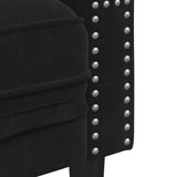 Sofa Black 174 x 74.5 x 70.5 cm Velvet 42013021