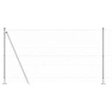 Welded Wire Fence with Concrete Base 25 x 1.2 m 3353805