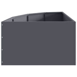 Corner Planter Anthracite 60 x 60 x 35 cm Steel 883642