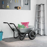 Wheelbarrow Tray Replacement Silver 90 x 63 x 28 cm Steel 42007977