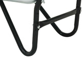 Wheelbarrow Silver and Black 133 x 62.5 x 58 cm Steel 42007975