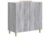 Sideboard Grey Sonoma 66 x 34.5 x 90 cm Engineered Wood 894591