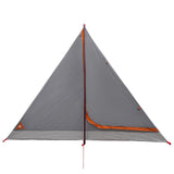 Backpacking Tent Grey and Orange 4-Person 42018561
