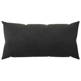 Cushion Cover 12 pcs HEERLEN Black 40 x 80 cm Velvet 909828