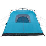 Camping Tent Cabin 4-Person Blue Quick Release 4004220