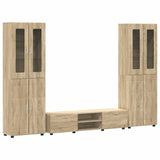 TV Cabinet Set FLORIN 3 pcs Sonoma Oak Engineered Wood 3397996