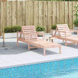 Sun Lounger 199.5x62x55 cm Solid Wood Douglas 832541