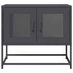 ZNTS TV Cabinet Anthracite 68x39x60.5 cm Cold-rolled Steel 853334