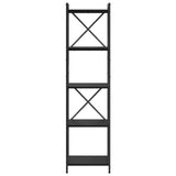 Bookshelf Black Oak 40 x 30 x 155 cm Engineered Wood 868353