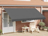 Manual Retractable Awning 350 cm Anthracite 143691