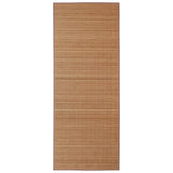 ZNTS Rug Bamboo 160x230 cm Brown 245823