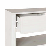 Console Table Drammen White 89.5 x 37 x 73 cm Solid Pine Wood 42003047