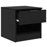 Bed Cabinet 2 pcs Black Oak 40 x 39 x 40cm Engineered Wood 880518