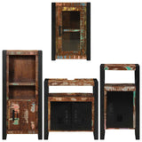 Bathroom Furniture Set 4 pcs Multicolour Solid Reclaimed Wood 3305687