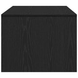 Coffee Table Black Oak 102 x 55 x 43.5 cm Engineered Wood 862733