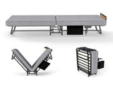 78197CM Folding Bed with Headboard & USB Charging Station, 6CM Memory Foam Rollaway Bed with T6135P576870