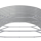 Garden Raised Bed Galvanised Steel 544x100x36 cm Anthracite 319016