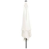 Garden Parasol Sand 295 x 295 x 245 cm Polyester and Steel 42003660