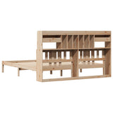 Bookcase Bed without Mattress 180x200 cm Super King Solid Wood Pine 3322347