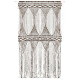 Macrame Curtain Taupe 140x240 cm Cotton 323984