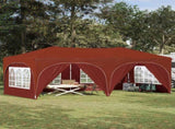 Pop-up Party Tent 575 x 288 x 245 cm Terracotta Oxford Fabric 42019908