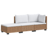 3 pcs Rattan Lounge Set with Cushions GENDT Natural Rattan 3429876