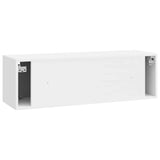 Wall-Mounted TV Cabinet High Gloss White 98 x 31 x 30 cm 898219
