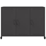 Sideboard Black 100.5x39x72 cm Steel 846680