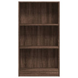 Bookcase Brown Oak 60x24x109 cm Engineered Wood 857809
