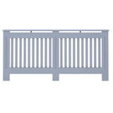 Radiator Cover 2 pcs Grey 172 x 19 x 81.5cm Engineered Wood 3403234