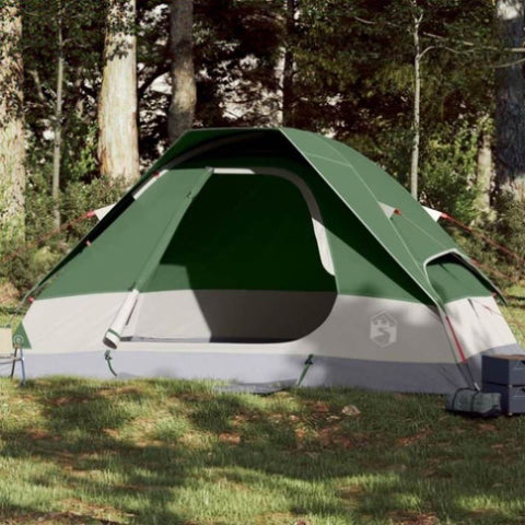 ZNTS Camping Tent Dome 2-Person Green Waterproof 94773