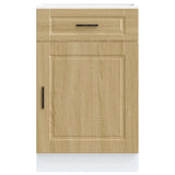Kitchen Base Cabinet Porto Sonoma Oak Engineered Wood 853960