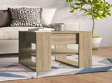 Coffee Table Sonoma Oak 55.5x55x45 cm Engineered Wood 810911