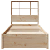 Bookcase Bed without Mattress 90x190cm Single Solid Wood Pine 3322379